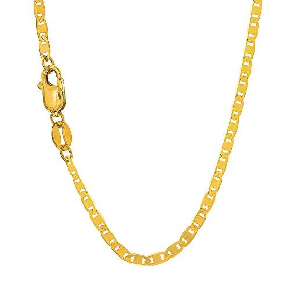 Gold Yellow Solid 10 2.3 Claw Lobster 1.7gr. Inches, Chain Clasp Mariner 10k - mm Anklet,