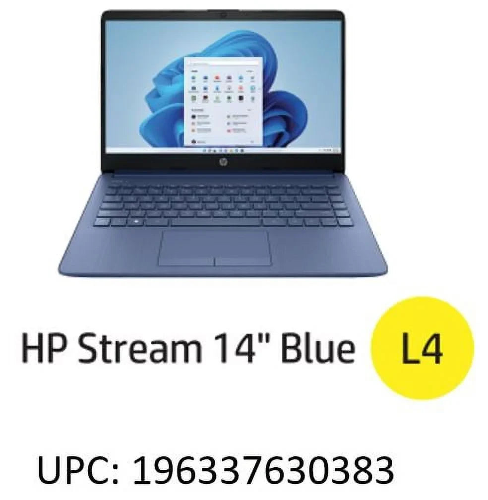 Home 1.1GHz 64GB 11 RAM Intel 14" Win Stream Celeron 4GB N4120 HD 600 SSD UHD (Refurbished) Blue Restored 14-cf2111wm HP Graphics