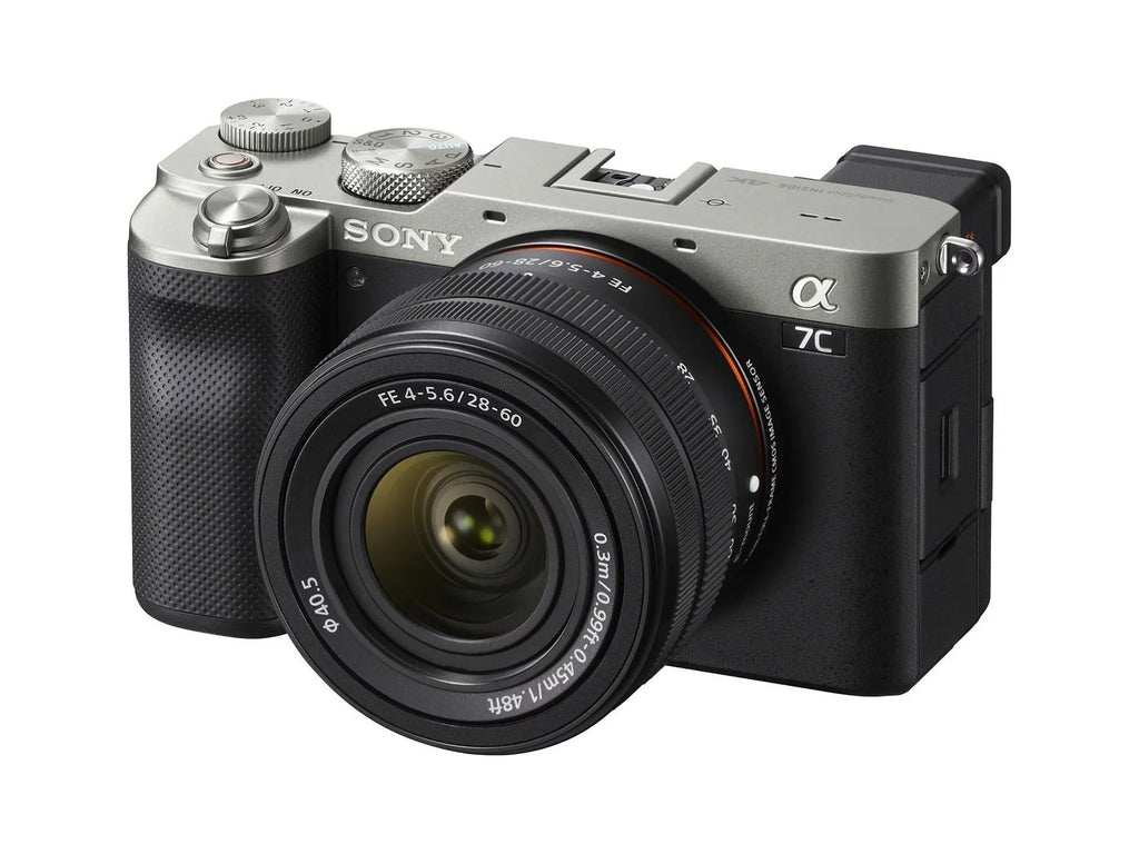 (Silver) a7C FE Bundle with Alpha 28-60mm Camera Essentials Lens Mirrorless