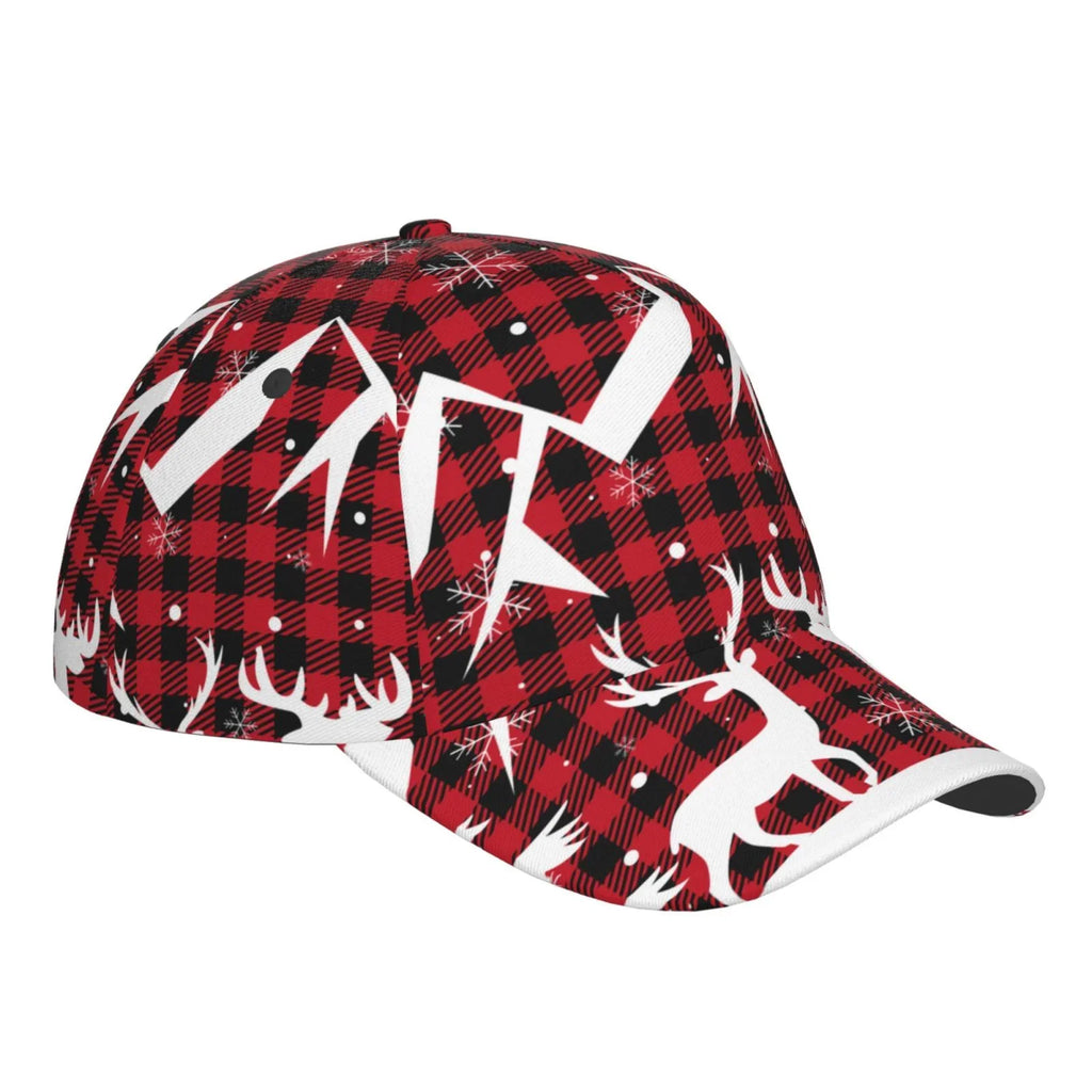 Activities Seasons All Dad exterior Plaid) Balery and Workouts Cap Adjustable Running Hat(Christmas for Baseball Buffalo dimension