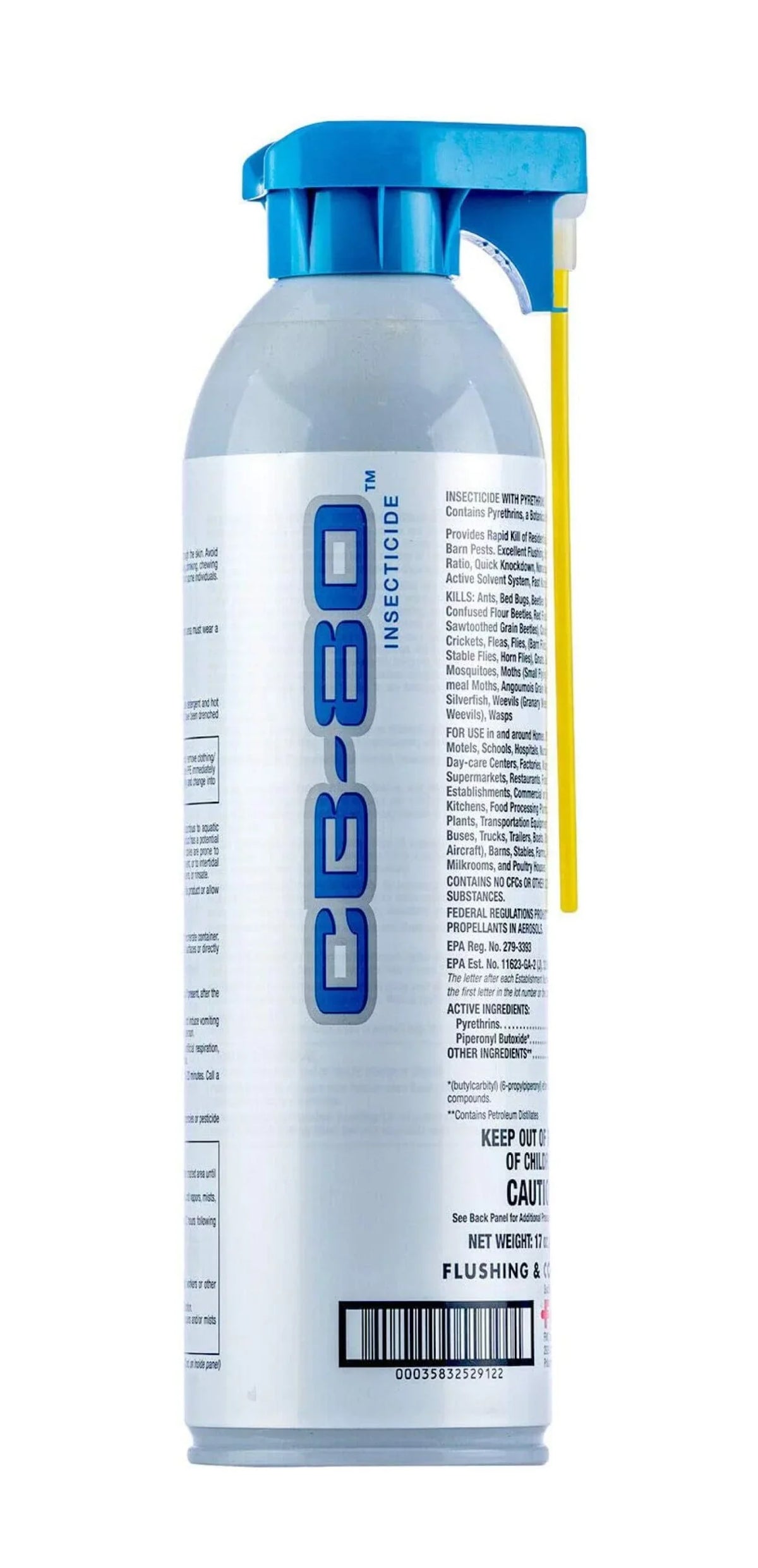 Pyrethrins With CB-80 Insecticide by can FMC Botanical oz Technologies 17 -