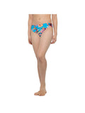 Moderate Stretch Shirred Swimsuit Floral 2 LA Women's Bottom Blue Coverage BLANCA Hipster