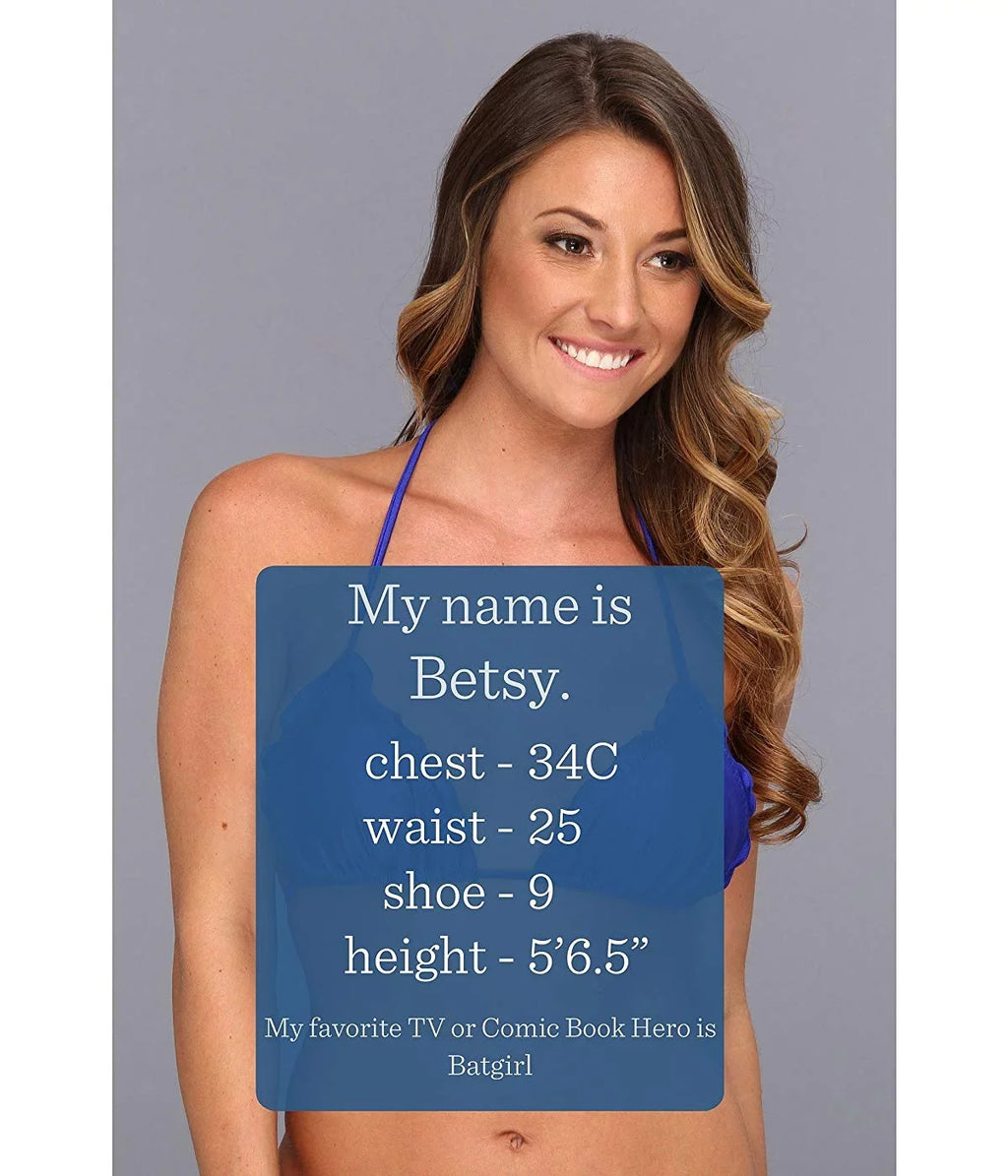 Bikini Top Fama Wavey Cosita Blue Triangle Buena Luli Electric