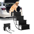 Sunb Stairs,Lightweight for Frame Ramp,Metal Nonslip Stairs Portable Foldable Steps Pet High Beds,Trucks,SUV,Car 4