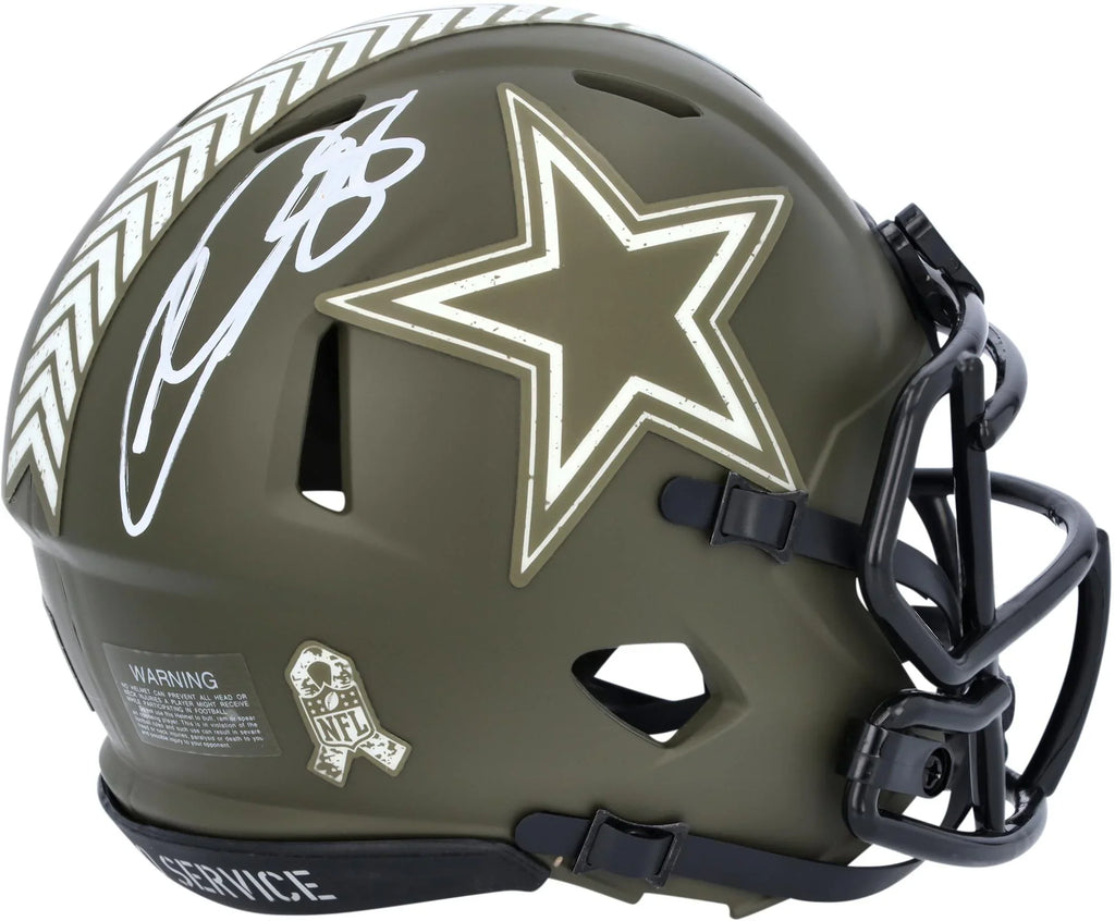 Service Speed Dallas Salute Ceedee To Helmet Authentic Lamb Cowboys Mini Fanatics - Certified 2022 Autographed Riddell