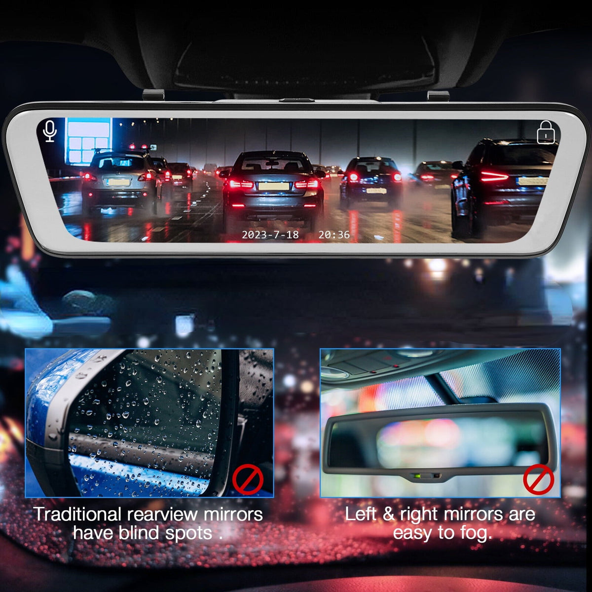 Rear 1080P Driving Vehicles Car Backup Front and Dash Recorder Recorder Camera, Camera Cheefull Camera Dash