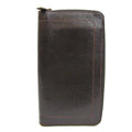 (bi-fold) M97025 Wallet Zippy Coffee Utah Organizer (Good) Pre-Owned Utah Men's Leather Long