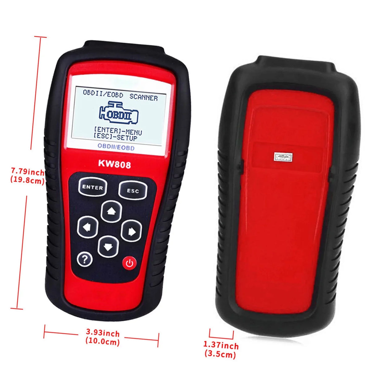 Scanner Effective Auto Decoder and Scanner for Cars KONNWEI OBDII Detection Reader EOBD Diagnostic Code Car / KW808 Troubleshooting