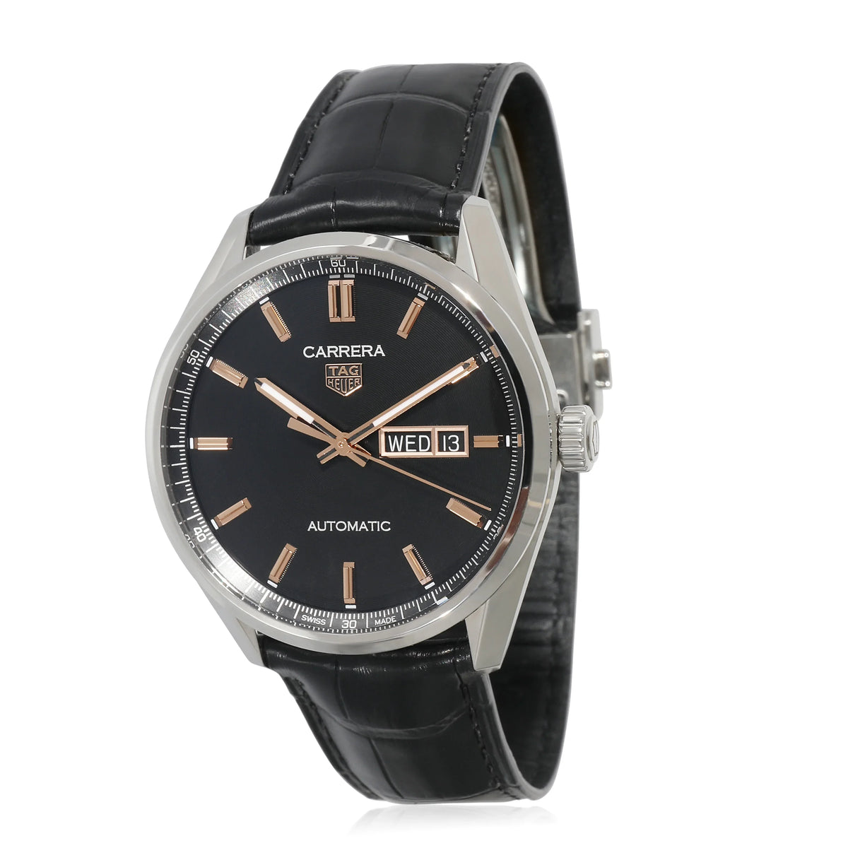 WBN2013.FC6503 Heuer Tag Carrera in Watch Steel Pre-Owned Stainless Men's