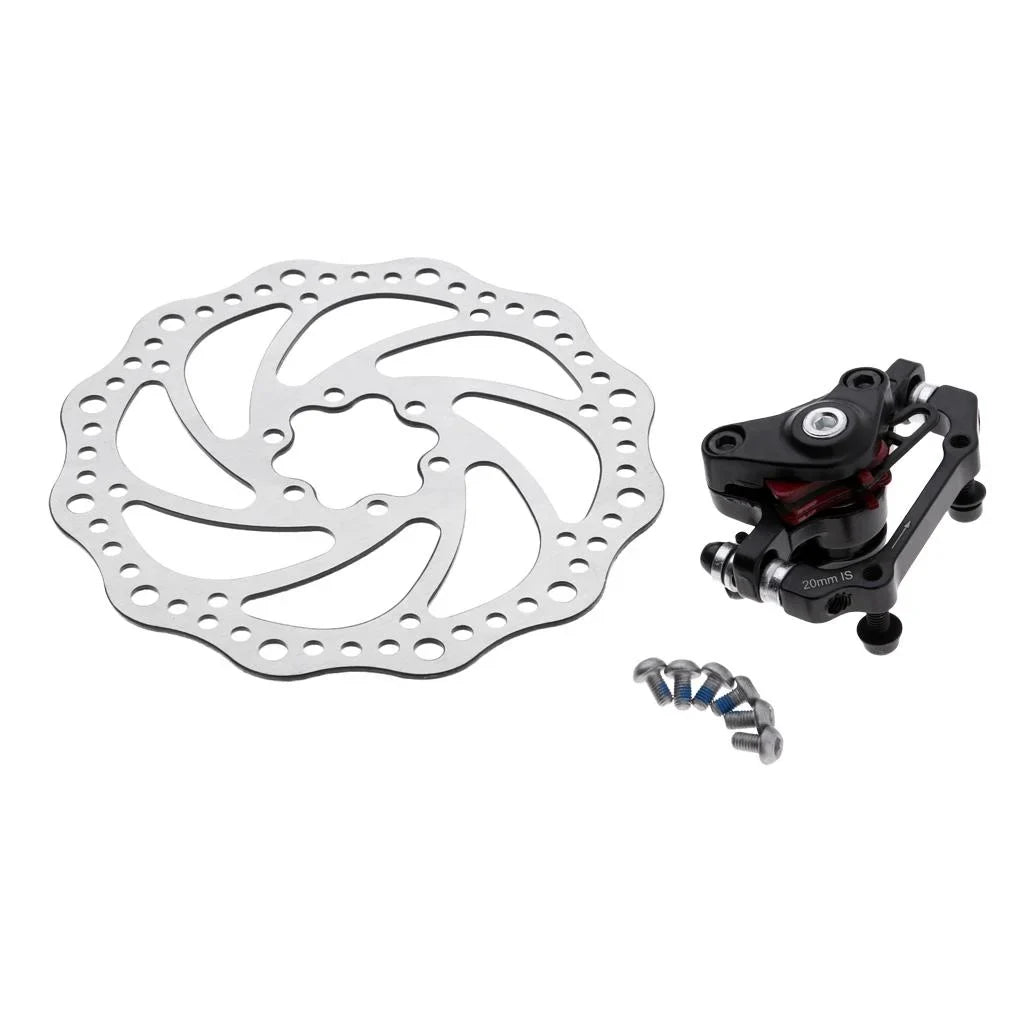 Mechanical Front Bolts Disc Whit And Cable Brake Bike 160mm And Rear