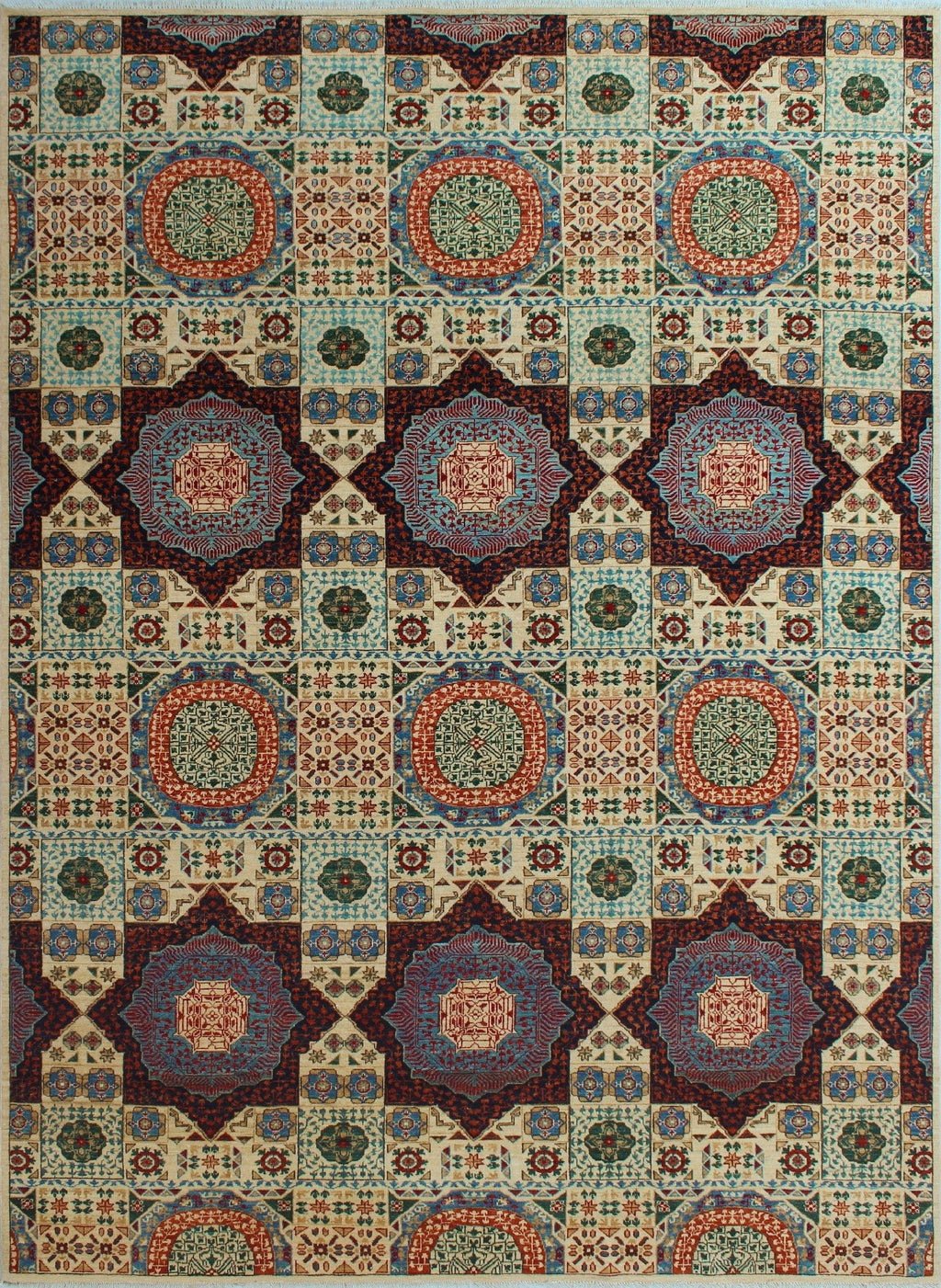 Rug, 12'2" x 9'0" Aria Ivory/Blue Irwin