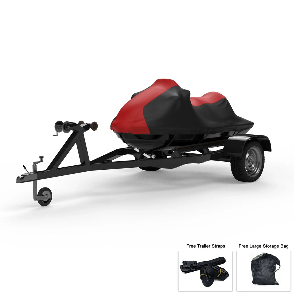 '- 2005 For Includes More! / All - Trailerable RED SC And - - UV Protects Rays, Rain, Black from Color Ski Jet DOO Cover Sun, Storage Weatherproof And climate GTX Straps Bag Trailer SEA