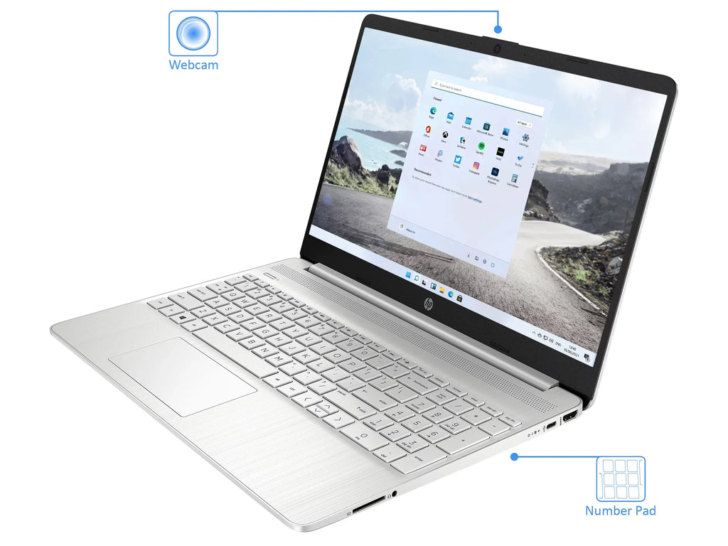 8GB Card SSD, Vega HDMI, HD Windows 15 11 6, Reader, RAM, 3 Ryzen Display, AMD 15.6" NVMe Wi-Fi, 5300U 512GB Laptop, Bluetooth, HP 3.8GHz, Upto Pro