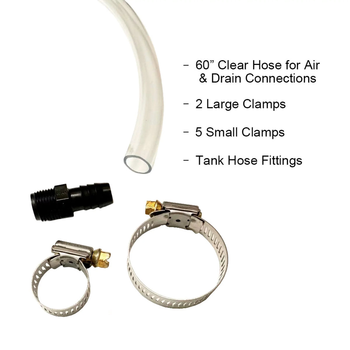 Connection RV, Hose Trailer, Camper Fresh liquid Tank Kit Accessory Concession, -