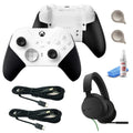 Cleaning Controller with Headset & 2 Elite Wireless Kit Xbox -White Series Xbox