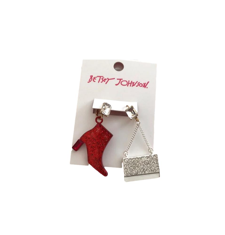 Boot Women Johnson Going Purse Betsey Earrings Out & All for