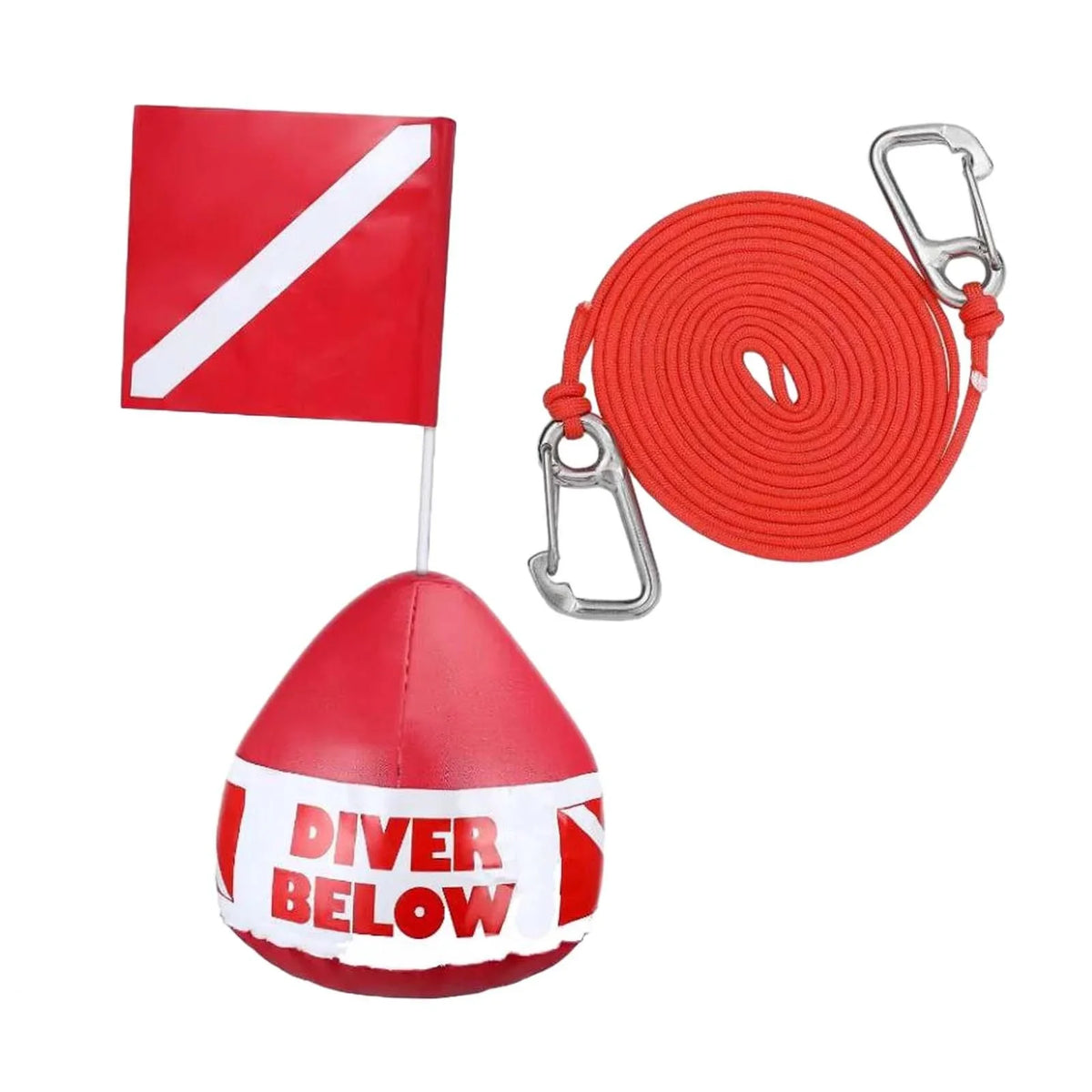 , Dive Visibility Float AMLESO Surface Float Buoy ing, Dive Flag Flag Diving, High Floater Inflatable Fishing for