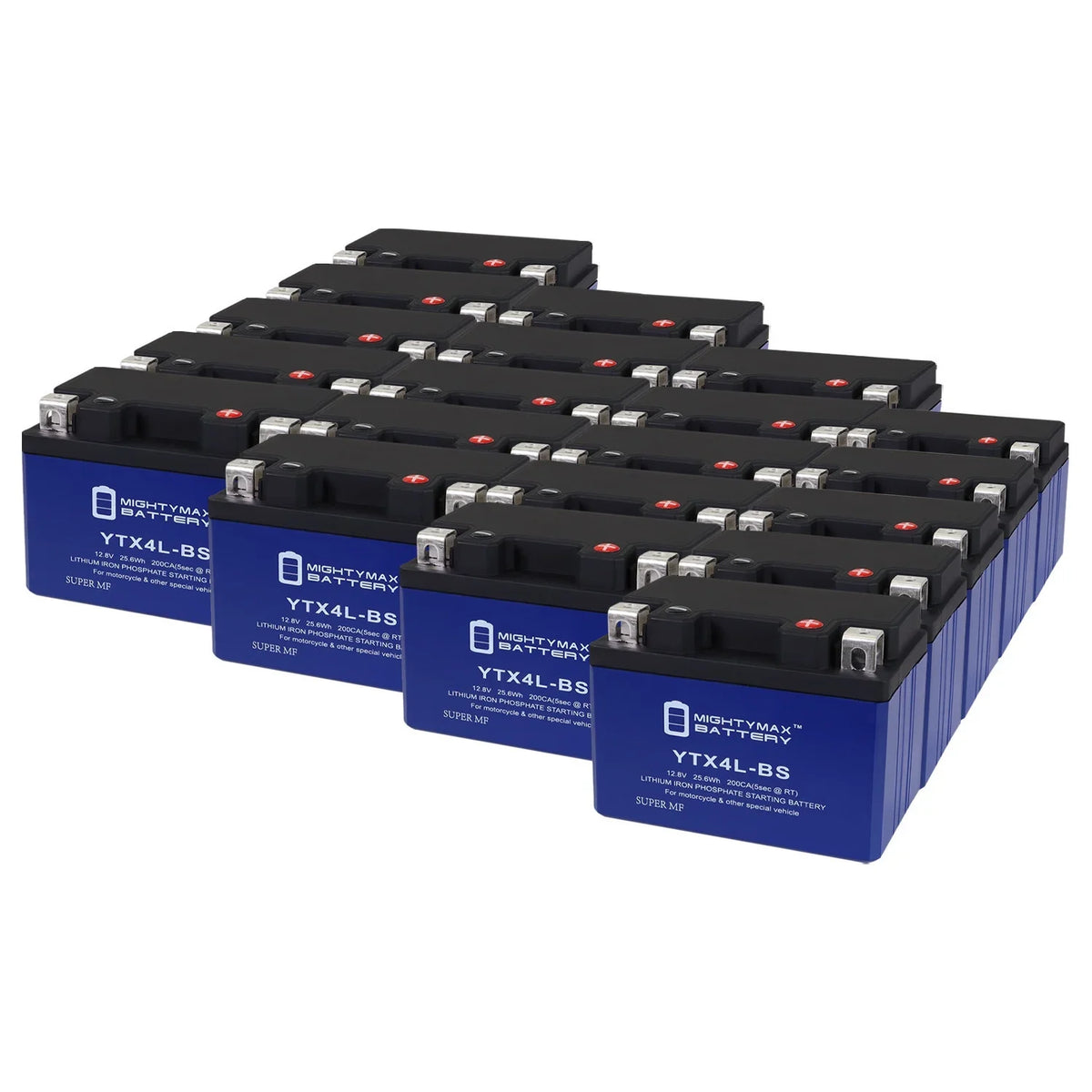 with Compatible Battery Replacement - 20 Sea-Doo Lithium Pack 97-01 GS YTX4L-BS