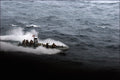 24"x36" inflatable the departs Poster, Gallery ship San boat USS (LPD-17) dock Antonio amphibious transport