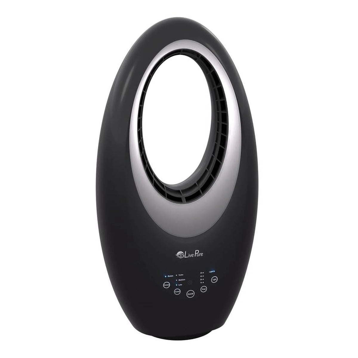 Fan Fan, Cooling Bladeless Filter, Oscillating Auto-Duster Air Livepure with Graphite Circulator-