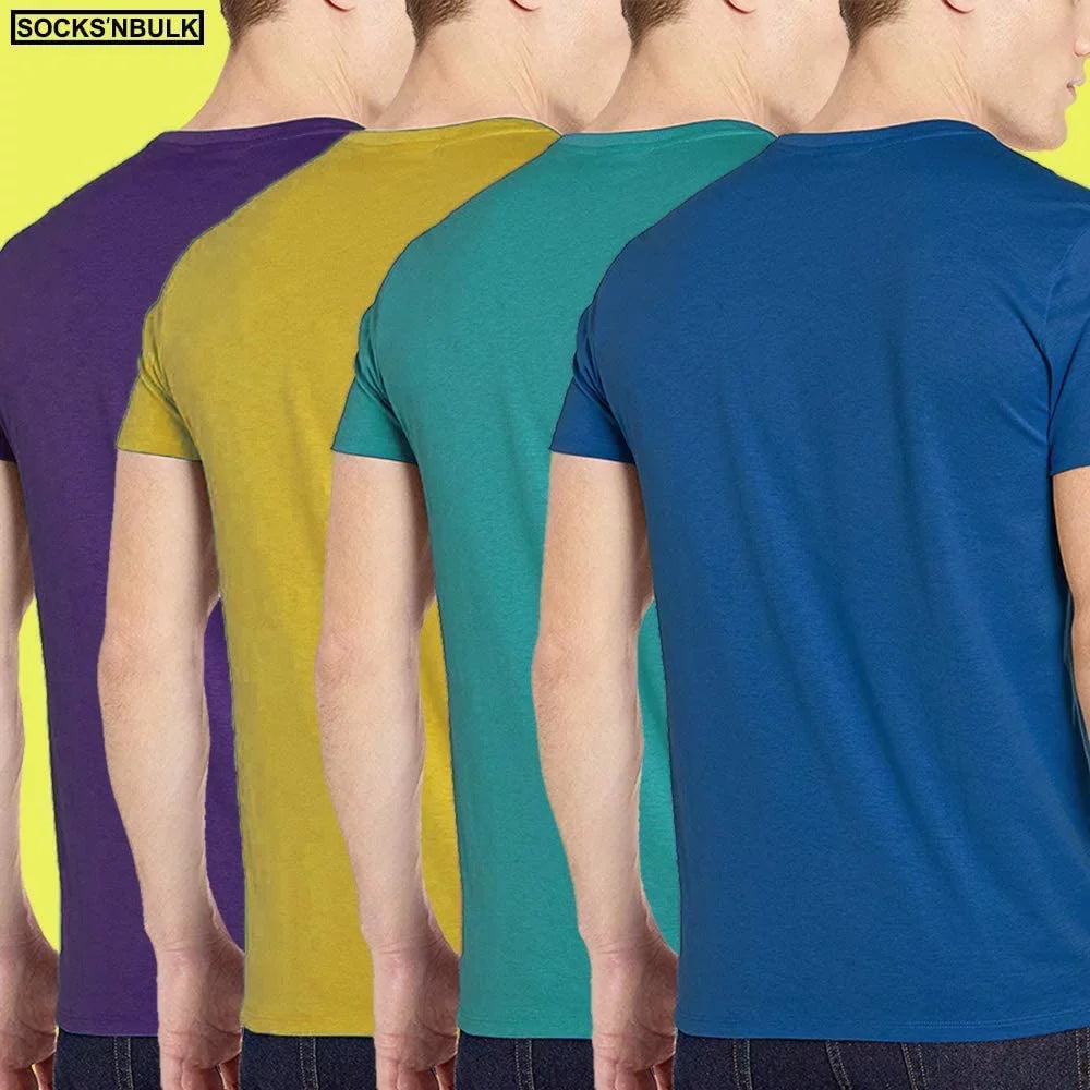 Pack Tee Cotton of Sleeve Shirts Pack Small) (60 Tshirts Assorted Mens Tshirts, Wholesale Mens Bulk A, 60 Crew Pack