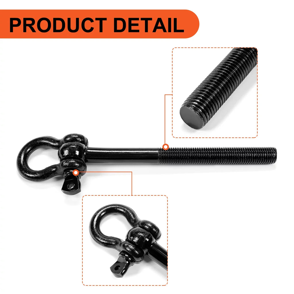 Rear for Tow Trailer GS ZR1 Corvette Hitch 15234068 Replaces 2014-2023 C8 Chevy C7 Hook Kojem Black Or Hook Front Steel Z06 Trunk