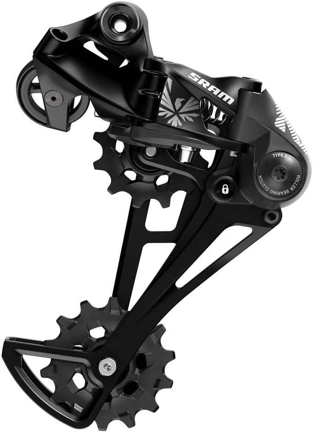 Black SRAM Derailleur - NX Cage, Rear Long Speed, Eagle 12