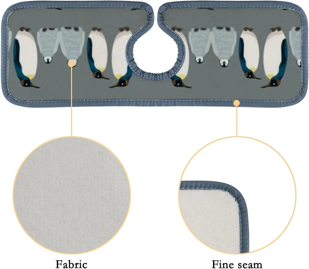 Bird Catcher, Mat, Sink Splash Sink Kitchen Countertop Washable Bath Absorbent Mats Drying Drip Microfiber GZHJMY Guard for Faucet Penguin Sea 3PCS Kitchen