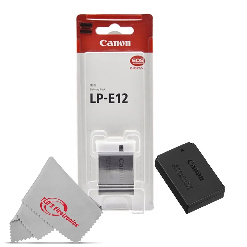 LP-E12 Card Canon 20.3MP and Digital SX70 Powershot Battery with Canon SDXC Camera 64GB Memory