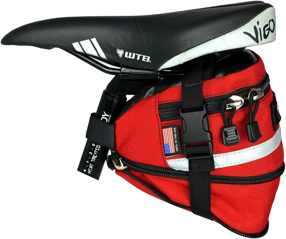 Bag Red Deluxe Lone Peak Expandable Bicycle Seat