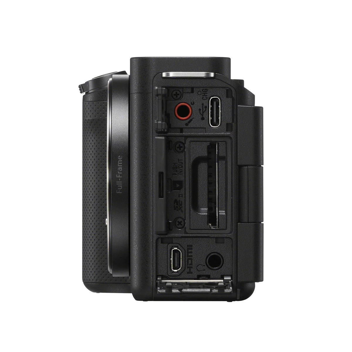 Alpha ZV-E1 Kit and Grip, 50mm Camera Mic (Black) with Mirrorless Lens,