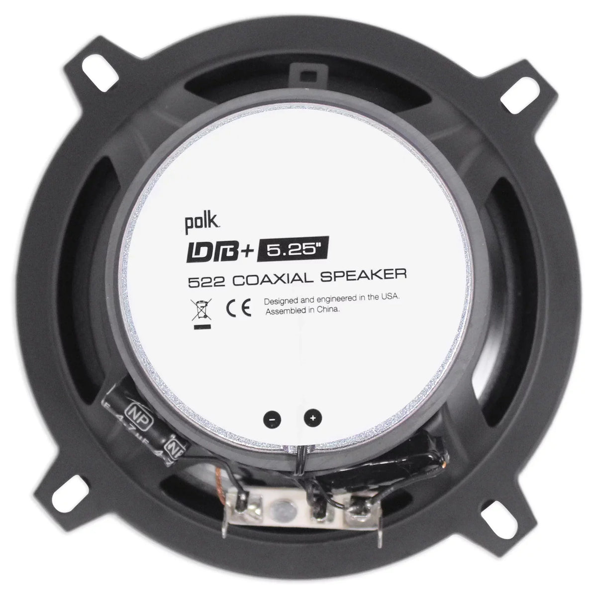 Marine/ATV/Motorcycle/Boat 600w Watt Car with Rockville 5.25" RPB1 DB522 Polk 10 Audio Bundle (2) Speakers (2) Audio