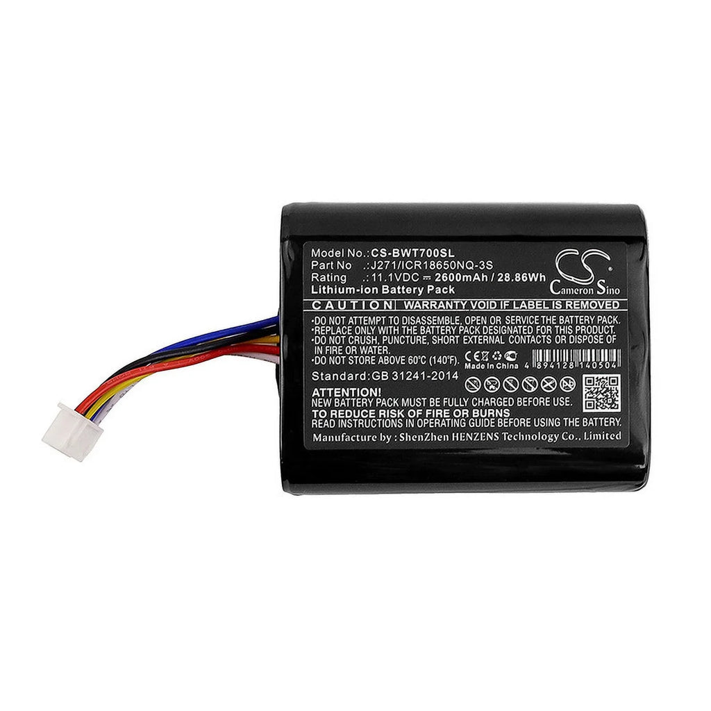 For T7 J271/Icr18650nq-3S Battery Bowers Wilkins Sound Cs Manufacturers & For Box