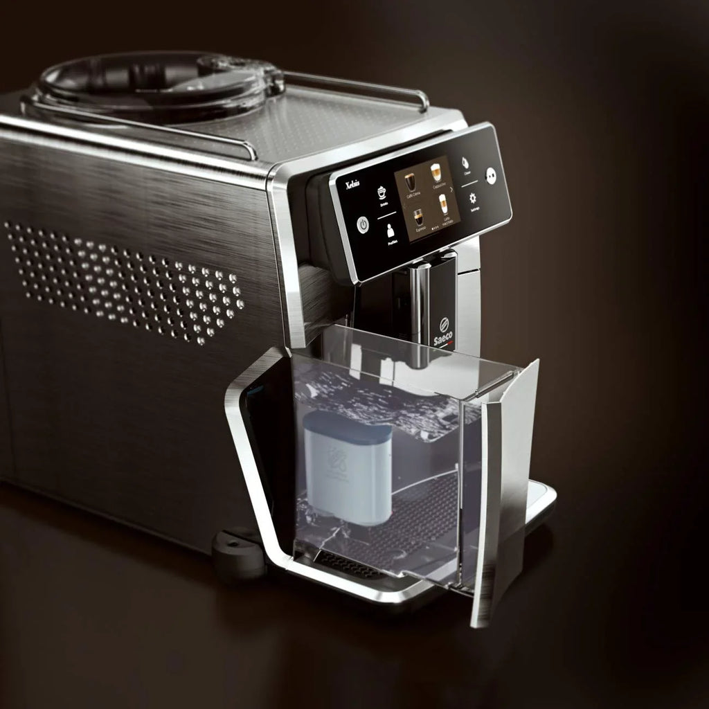 Metal Super Xelsis Front Titanium Machine, Espresso Saeco SM7684/04 Automatic