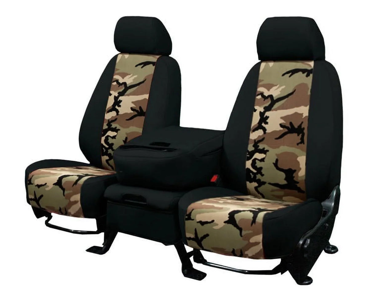 Bench 1994-1997 Center Trim - Seat 50/50 Cruiser with TY120-92KS Black Covers Retro Camo Land Insert CalTrend Toyota Split for
