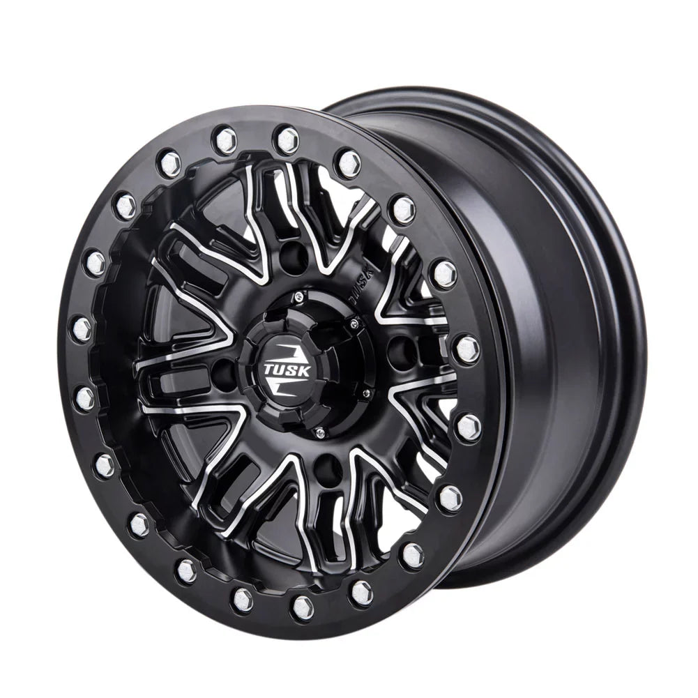 Can-Am Limited Machined/Black 14x7 Pro Wheel HD10 4/137 Defender Nebo Beadlock For 2021-2022 + 3.0 4.0 Tusk